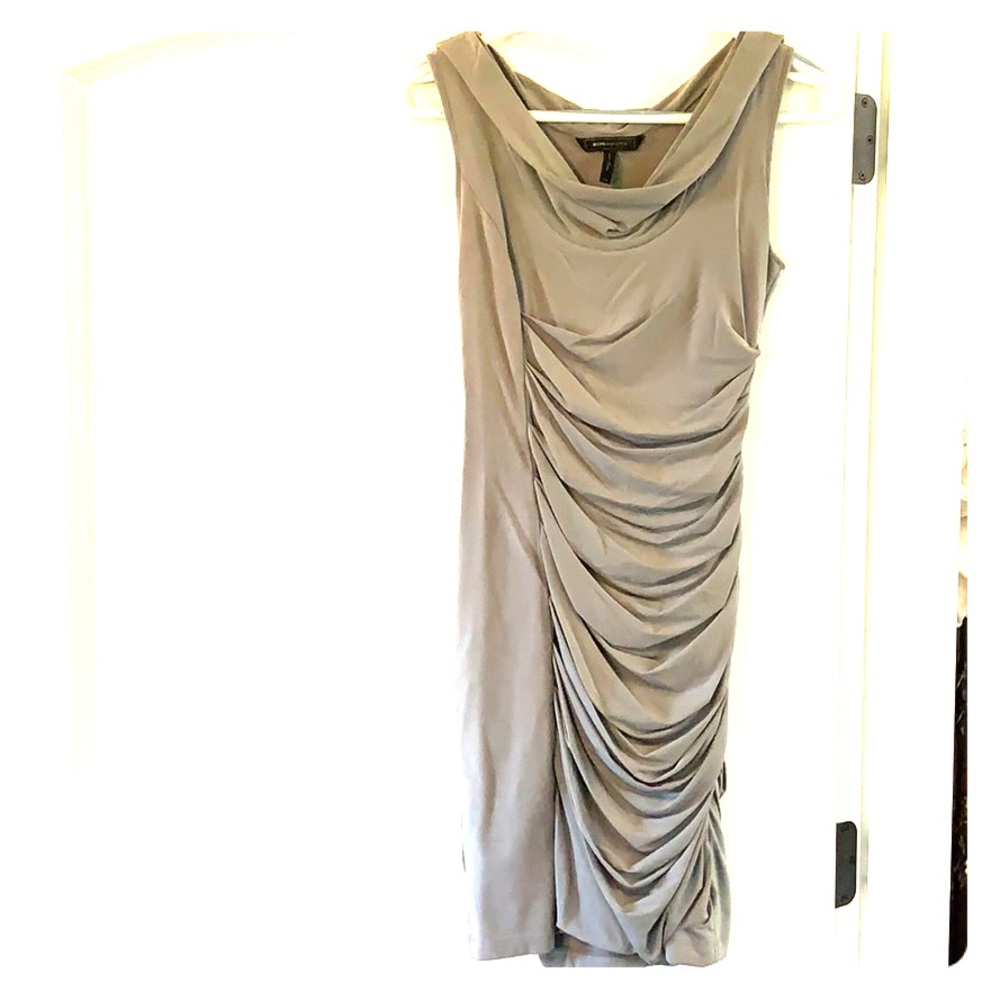 BCBGMaxazria size 4 grey mini dress